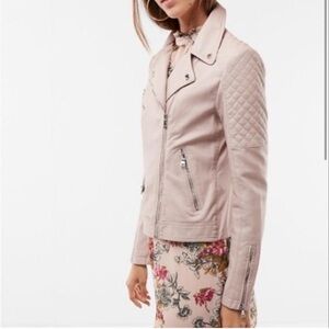 EXPRESS Faux Leather Moto Jacket